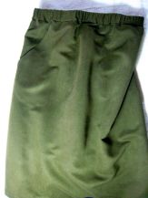 ta-da!  transitional green skirt done